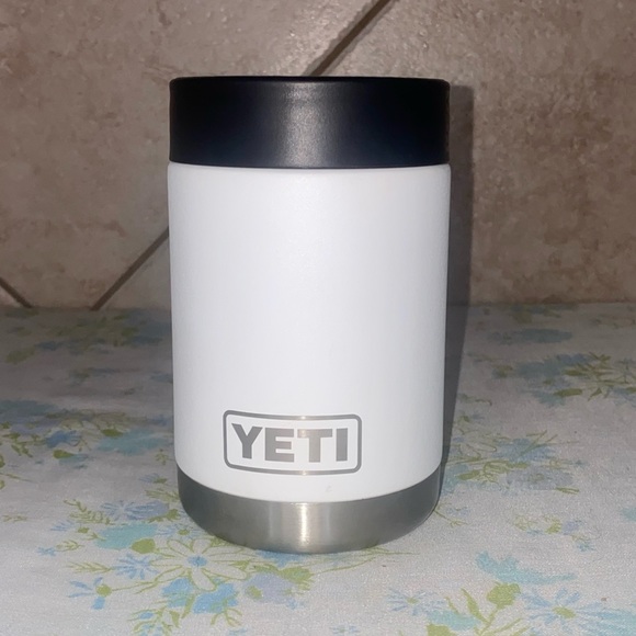 Yeti Dining Yeti Rambler Can Cooler Cup White Insulated Poshmark